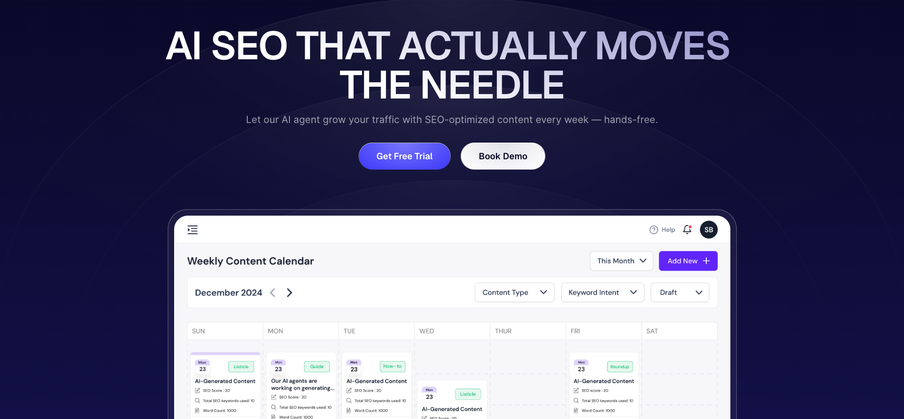 SEOBrain: AI SEO agent that grows your traffic on autopilot logo